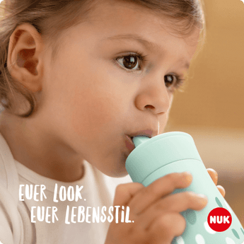 NUK Trinkhalmflasche Mini - Me mint, 450ml, 1 St - VivaVoss