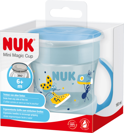 NUK
 Drinking cup Evolution Mini Magic Cup blue, 160 ml, 1 pc