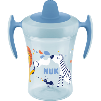 NUK Trinklernflasche Evolution Trainer Cup blau, 230 ml, 1 St - VivaVoss