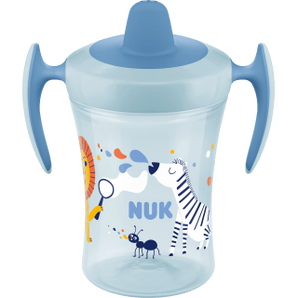 NUK Trinklernflasche Evolution Trainer Cup blau, 230 ml, 1 St - VivaVoss