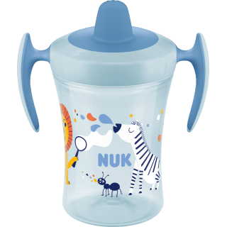 NUK Trinklernflasche Evolution Trainer Cup blau, 230 ml, 1 St - VivaVoss