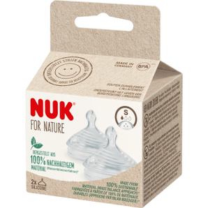 NUK Trinksauger For Nature Silikon Gr. S, ab 6 Monaten, 2 St - VivaVoss