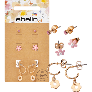 Ohrstecker Blume Gold - Optik, 6 St - VivaVoss