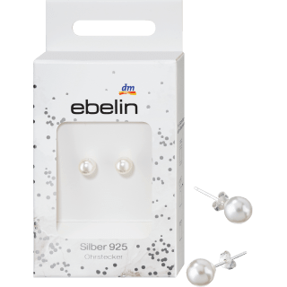 Ohrstecker Perle 925 Silber, 2 St - VivaVoss