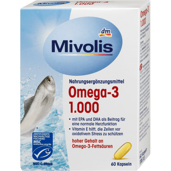 Omega - 3 1000, Kapseln 60 St., 85 g - VivaVoss