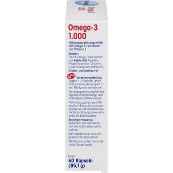 Omega - 3 1000, Kapseln 60 St., 85 g - VivaVoss