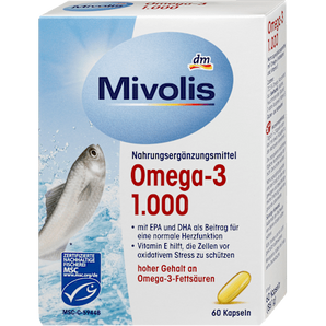 Omega-3 1000, Kapseln 60 St Mivolis