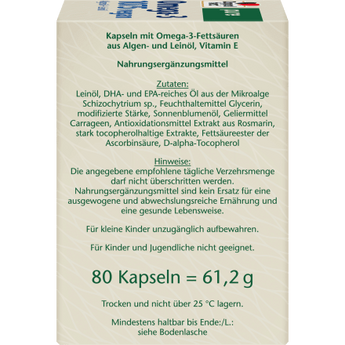 Omega - 3 1075 vegan 80 St, 61,2 g - VivaVoss