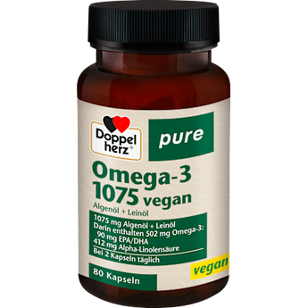 Omega-3 1075 vegan Kapseln 80 St Doppelherz