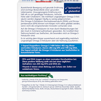 Omega-3 1400 Kapseln 30 St Doppelherz