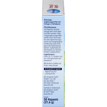 Omega-3 Algenöl Kapseln 30 St Mivolis