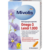 Omega-3 Leinöl 1000, 30 St. Mivolis