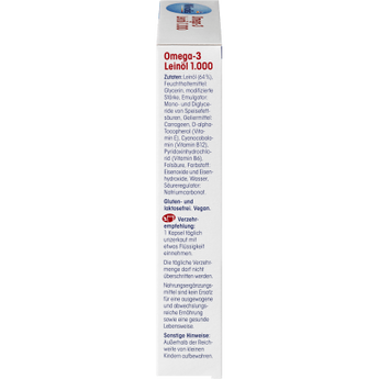 Omega - 3 Leinöl 1000, 30 St. - VivaVoss