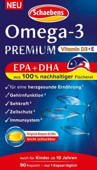 Omega - 3 Premium Fischöl Kapseln 90 St, 79 g - VivaVoss