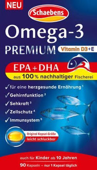 Omega - 3 Premium Fischöl Kapseln 90 St, 79 g - VivaVoss