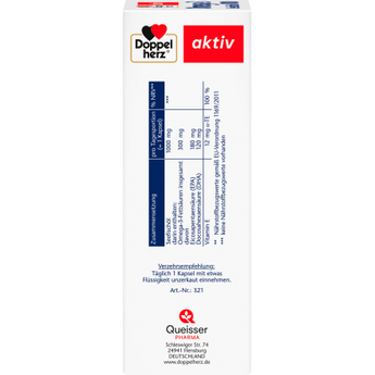 Omega - 3 Seefischöl 1000 Kapseln 80 St., 107,8 g - VivaVoss