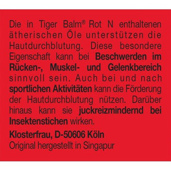 Original Tiger Balm rot N, 19,4 g - VivaVoss