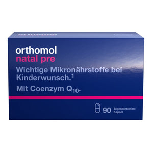 Orthomol Natal pre Kapseln - wichtige Mikronährstoffe bei Kinderwunsch für die Frau - VivaVoss