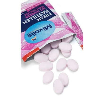 Pastillen, Himbeere, zuckerfrei Mivolis