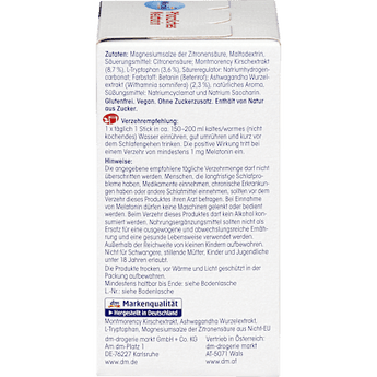 Pflanzliches Melatonin Trinkgranulat 20 St Mivolis