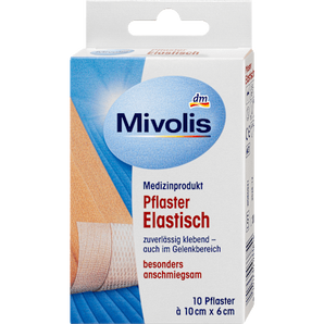 Pflaster Elastisch 10 cm x 6 cm Mivolis