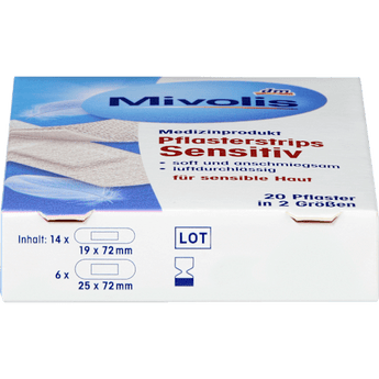 Pflasterstrips Sensitiv Mivolis