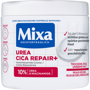 Pflegecreme 10% Urea Cica Repair, 400 ml - VivaVoss
