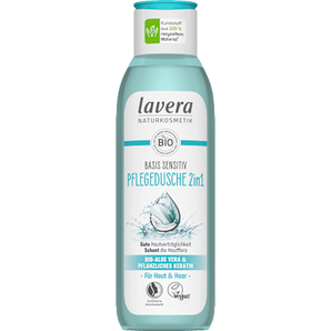 Pflegedusche Basis Sensitiv 2in1  lavera NATURKOSMETIK