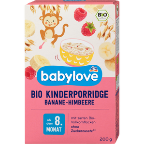 Porridge Banane & Himbeere ab dem 8. Monat, 200 g - VivaVoss