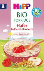 Porridge Bio Hafer Erdbeere - Himbeere ab dem 8.Monat, 250 g - VivaVoss