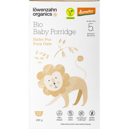 Porridge Hafer Pur ab dem 5. Monat, 240 g - VivaVoss