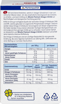 Premium Omega - 3 Krillöl, Kapseln 60 St, 45 g - VivaVoss