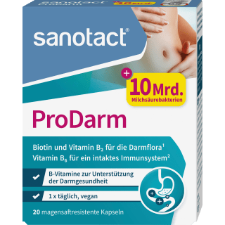 ProDarm + Milchsäurekulturen Kapseln 20 St., 8 g - VivaVoss