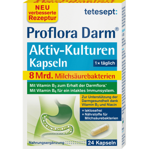 Proflora Darm Aktiv - Kulturen Kapseln 24 St, 12,8 g - VivaVoss