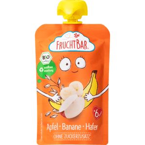 Quetschie Apfel - Banane - Hafer, ab 6 Monaten, 100 g Quetschie by FruchtBar – Available at VivaVoss