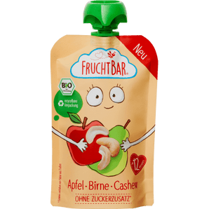 Quetschie Apfel, Birne, Cashew, ab 12 Monaten, 100 g Quetschie by FruchtBar – Available at VivaVoss