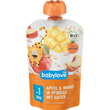 Quetschie Apfel & Mango in Pfirsich mit Hafer ab 1 Jahr, 100 g Quetschie by BabyLove – Available at VivaVoss
