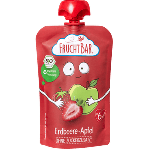 Quetschie Erdbeere Apfel ab 6 Monaten, 100 g Quetschie by FruchtBar – Available at VivaVoss