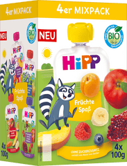 Quetschie Früchtespaß Mixpack ab 1 Jahr (4x100 g), 400 g - VivaVoss