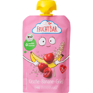 Quetschie Kirsche - Banane - Grieß, ab 6 Monaten, 100 g Quetschie by FruchtBar – Available at VivaVoss