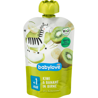 Quetschie Kiwi & Banane in Birne ab 1 Jahr, 100 g Quetschie by BabyLove – Available at VivaVoss
