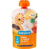 Quetschie Mango & Papaya in Apfel ab 1 Jahr recycelbar, 100 g Quetschie by BabyLove – Available at VivaVoss