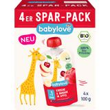 Quetschies Banane & Kirsche in Apfel, ab 1 Jahr (4x100 g), 400 g Quetschie by BabyLove – Available at VivaVoss