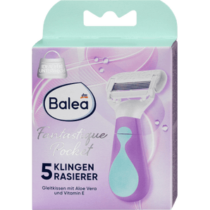 Rasierer Fantastique Pocket 5 Klingen, 1 St Haarentfernung & Rasur by Balea – Available at VivaVoss