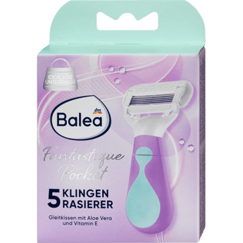 Rasierer Fantastique Pocket 5 Klingen, 1 St Haarentfernung & Rasur by Balea – Available at VivaVoss