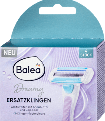 Rasierklingen Dreamy, 4 St Haarentfernung & Rasur by Balea – Available at VivaVoss