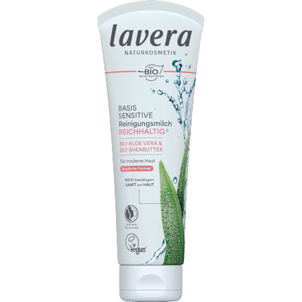 Reinigungsmilch Basis Sensitiv lavera NATURKOSMETIK