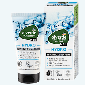 alverde MEN
Gesichtsgel Hydro Nature 24h Hyaluron, 50 ml