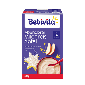 Evening porridge milk rice pudding with apple from the 5th month, 500 g