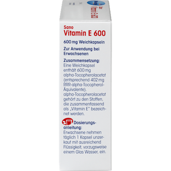 Sano Vitamin E 600, Weichkapseln Mivolis